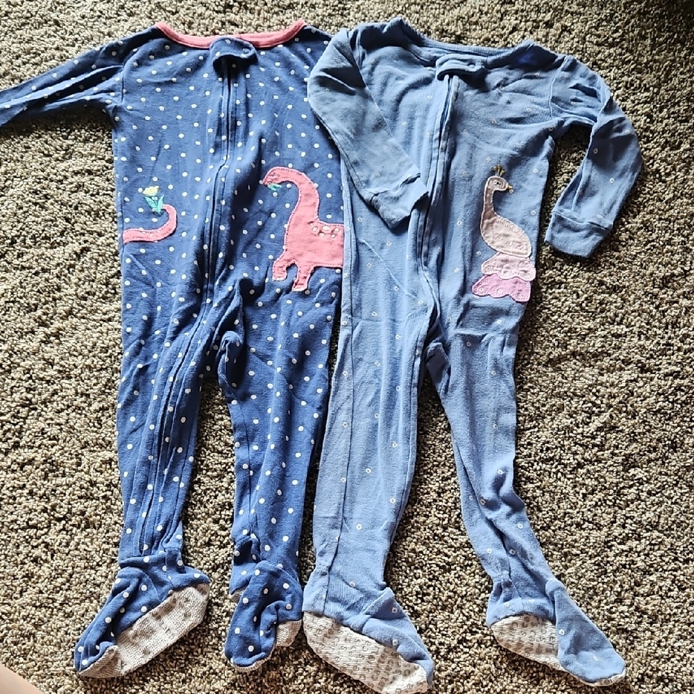 Carter's Cozy Blue Footie One Piece